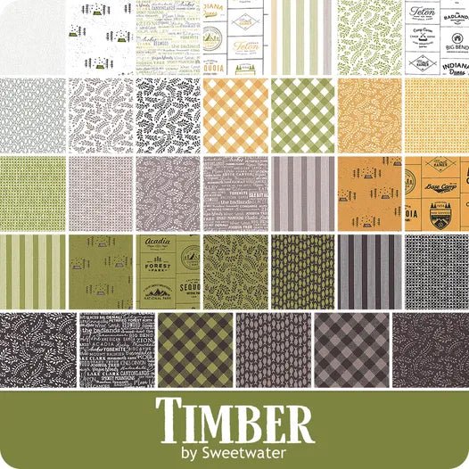 Timber Charm Pack by Sweetwater for Moda Fabrics