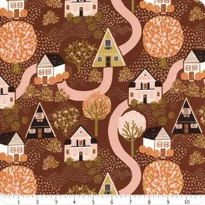 Street View in Mud from Quaint Cottage by Gingiber for Moda Fabrics