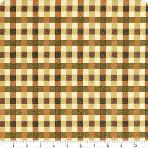 Twisted Check in Spice from Quaint Cottage by Gingiber for Moda Fabrics