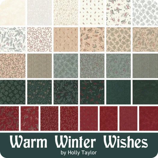 Warm Winter Wishes Pine Berry Antler by Holly Taylor for Moda Fabrics