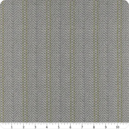 Yuletide Gatherings Flannels Grey Sleigh Herringbone by Primitive Gatherings for Moda Fabrics